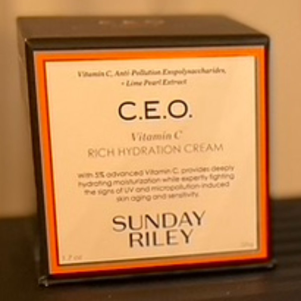 Sunday Riley C.E.O. Vitamin C Rich Hydration Cream Full Size 1.7oz New in Box